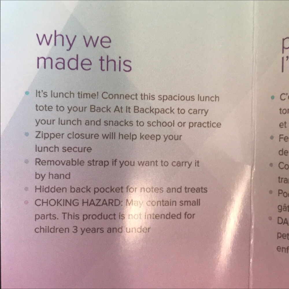  BACK IN Lululemon lunch Tote - Picture 5 of 5